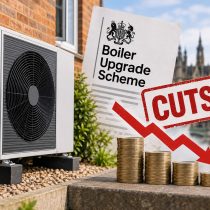 UK Heat pump grants cut