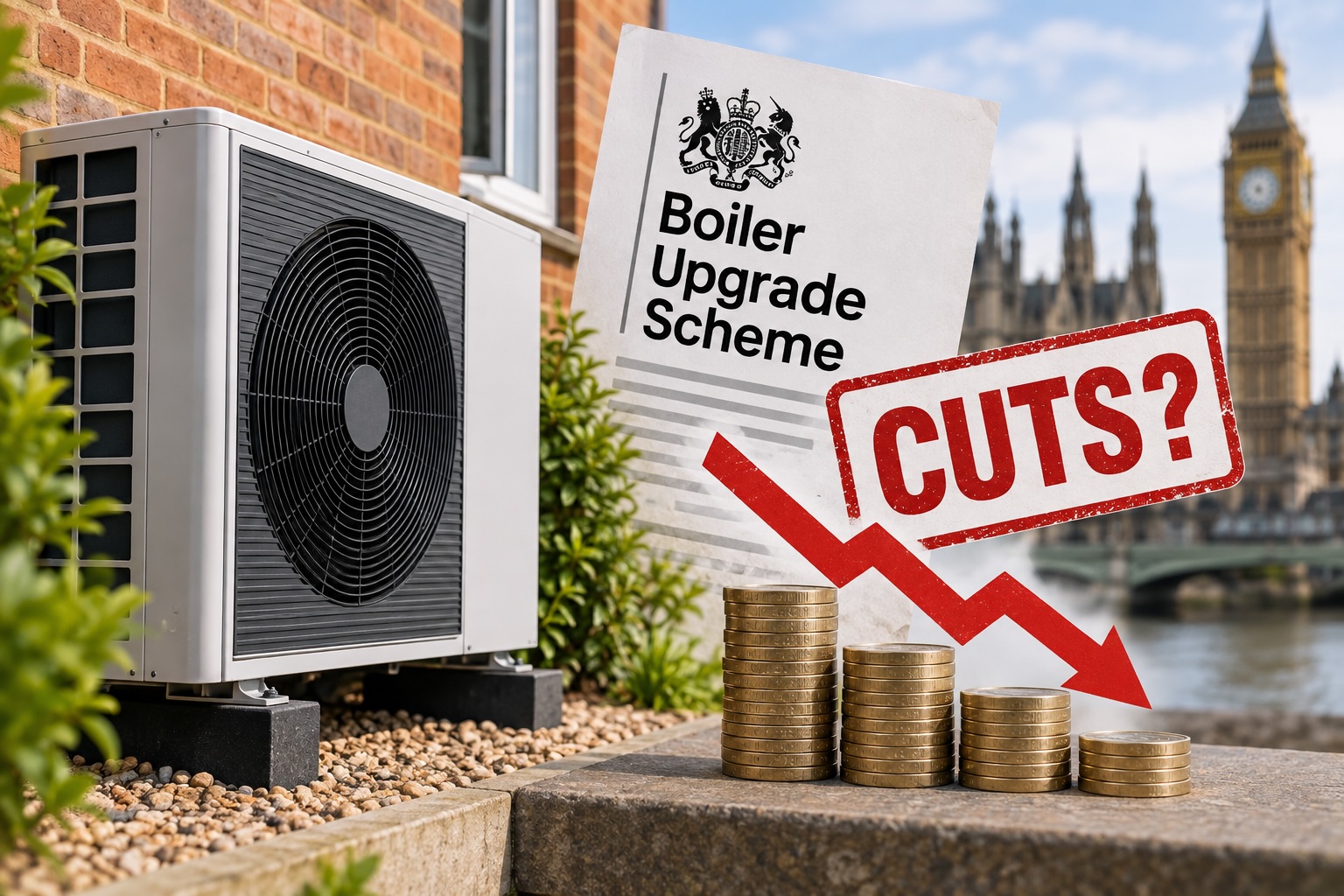UK Heat pump grants cut